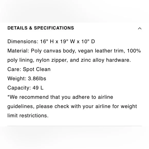 NWT BEIS The Weekender in Maple - Picture 5 of 5